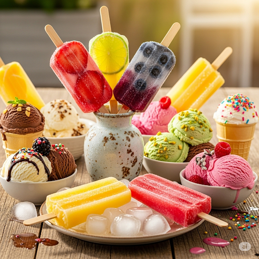 America's Favorite Ice Cream Popsicles